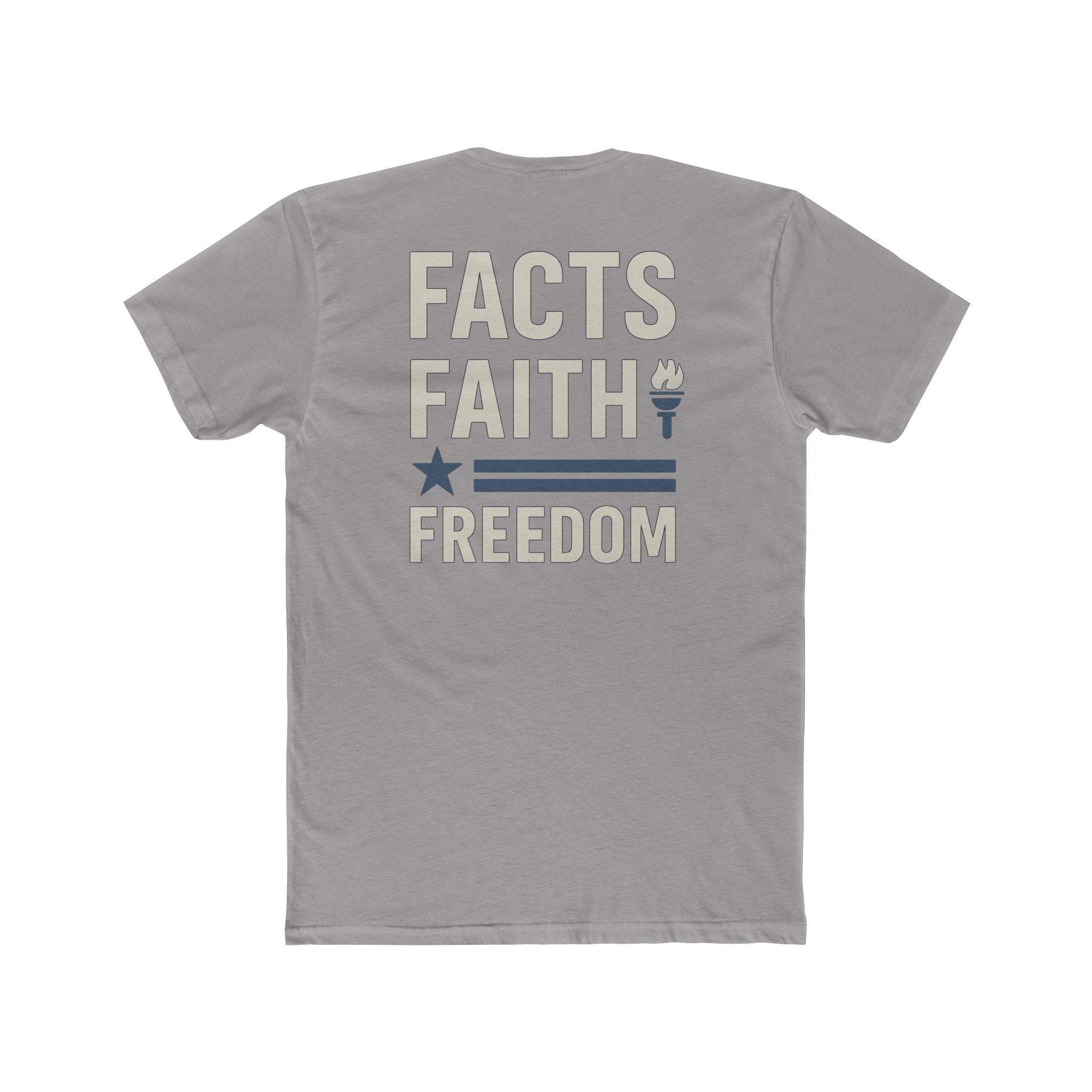 (Back Side) Facts Faith Freedom Tee