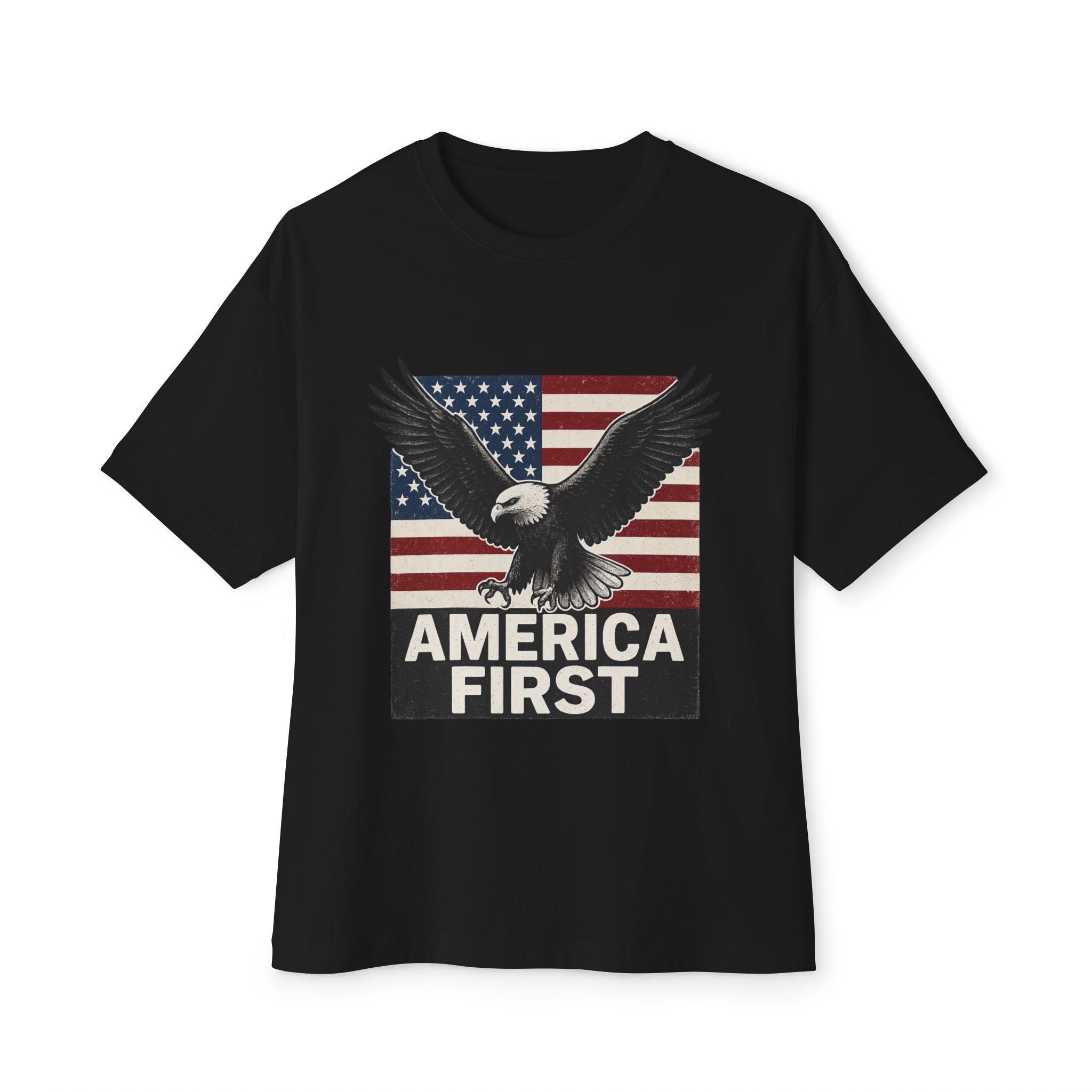 "America First" Oversized Tee