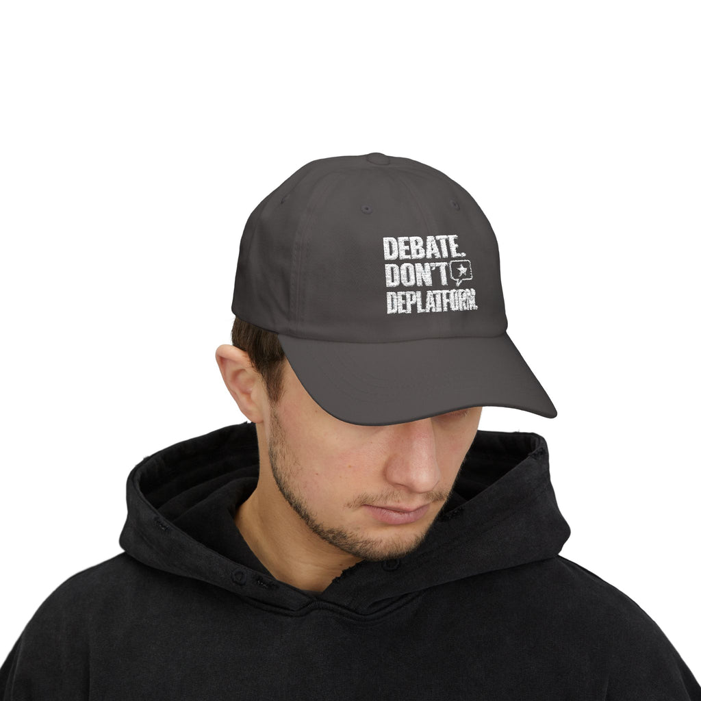 "Debate, Don't Deplatform" Dad Hat