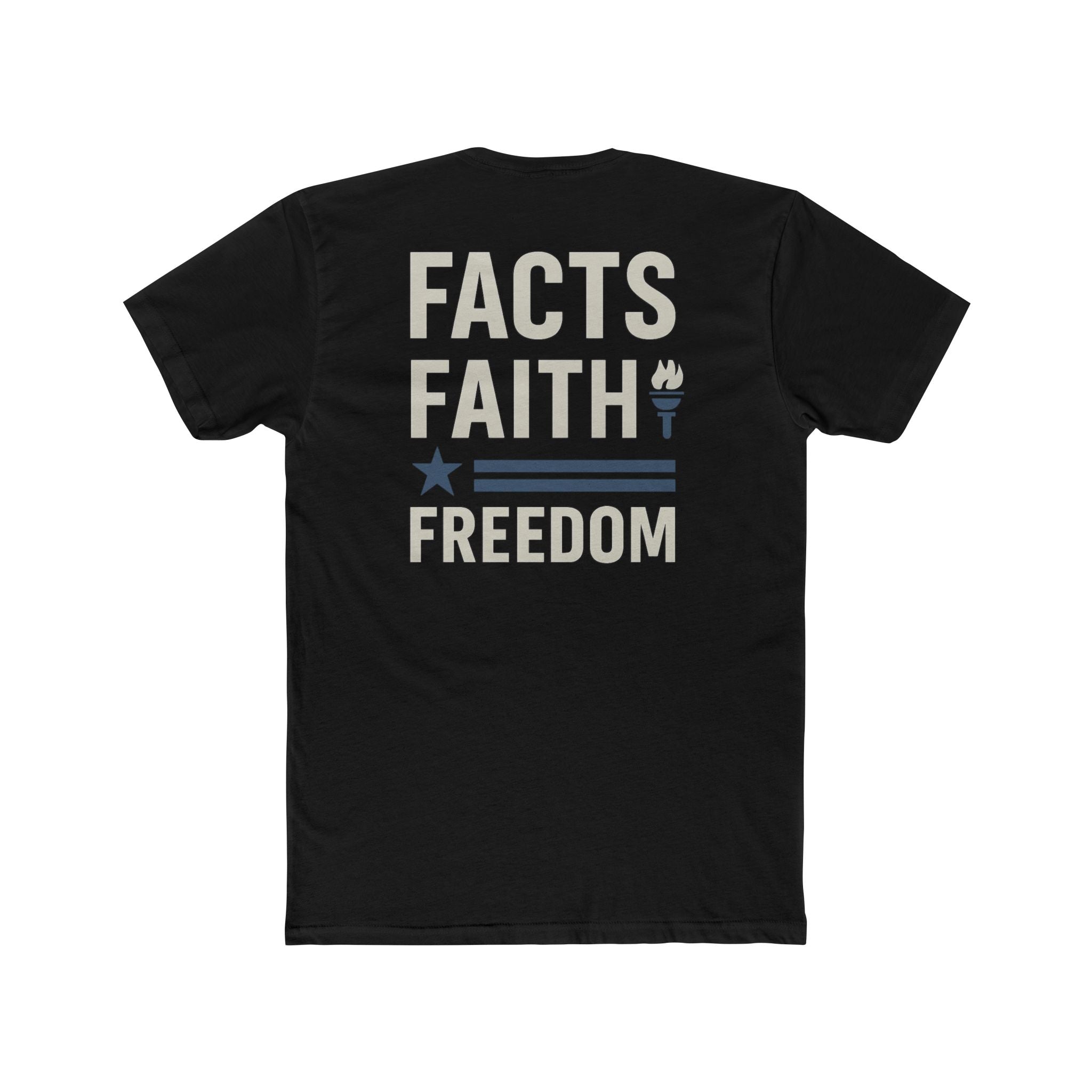 (Back Side) Facts Faith Freedom Tee