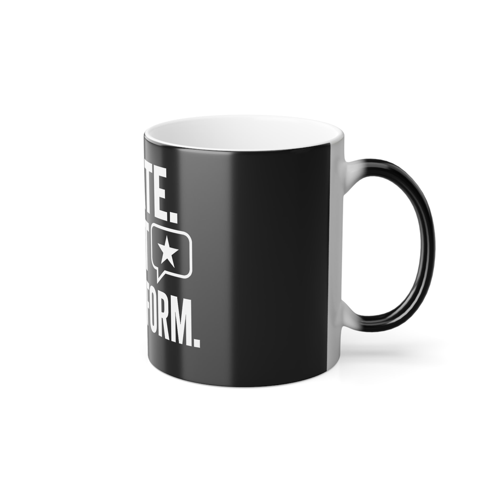 "Debate, don't Deplatform" 11oz mug