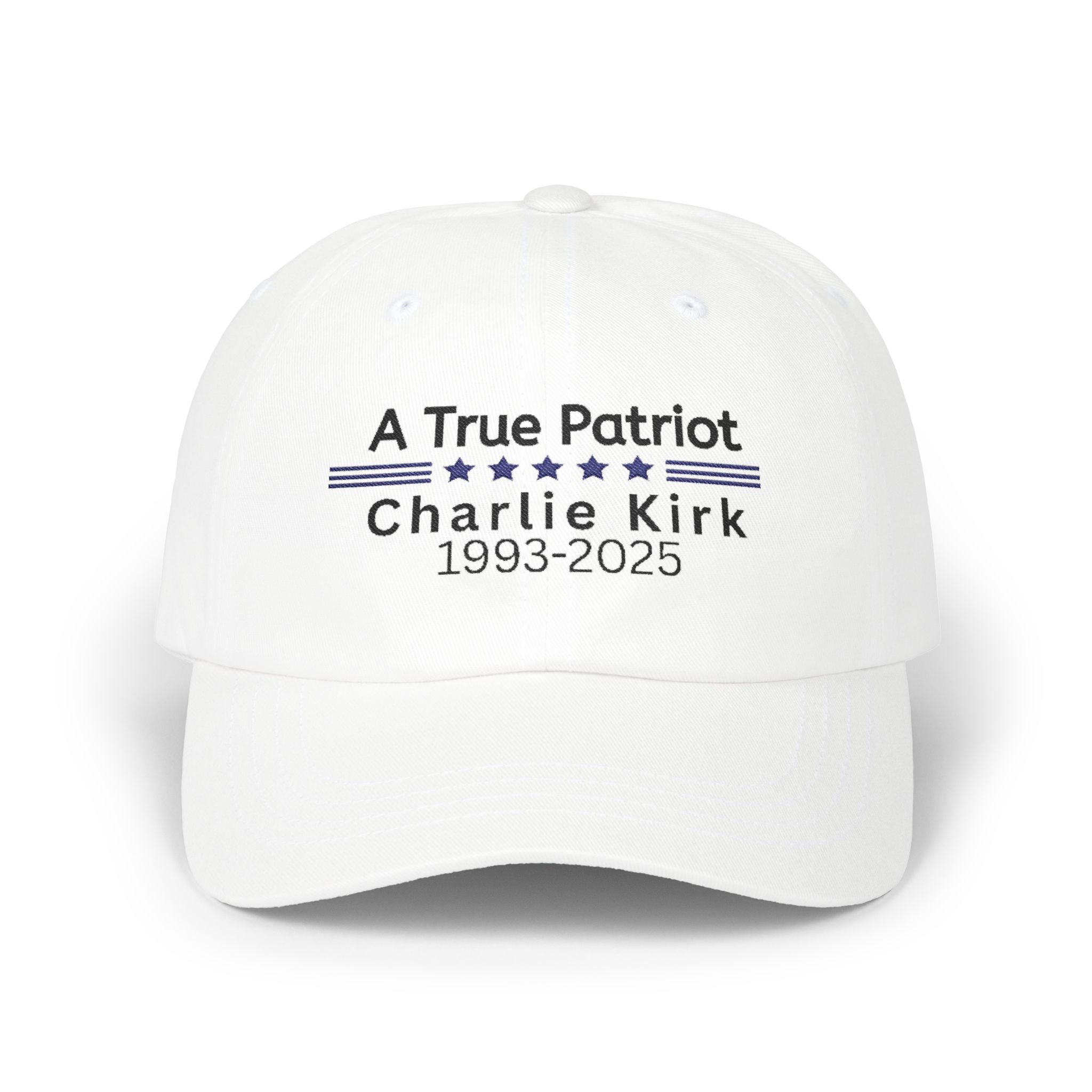 Charlie Kirk Patriot Hat