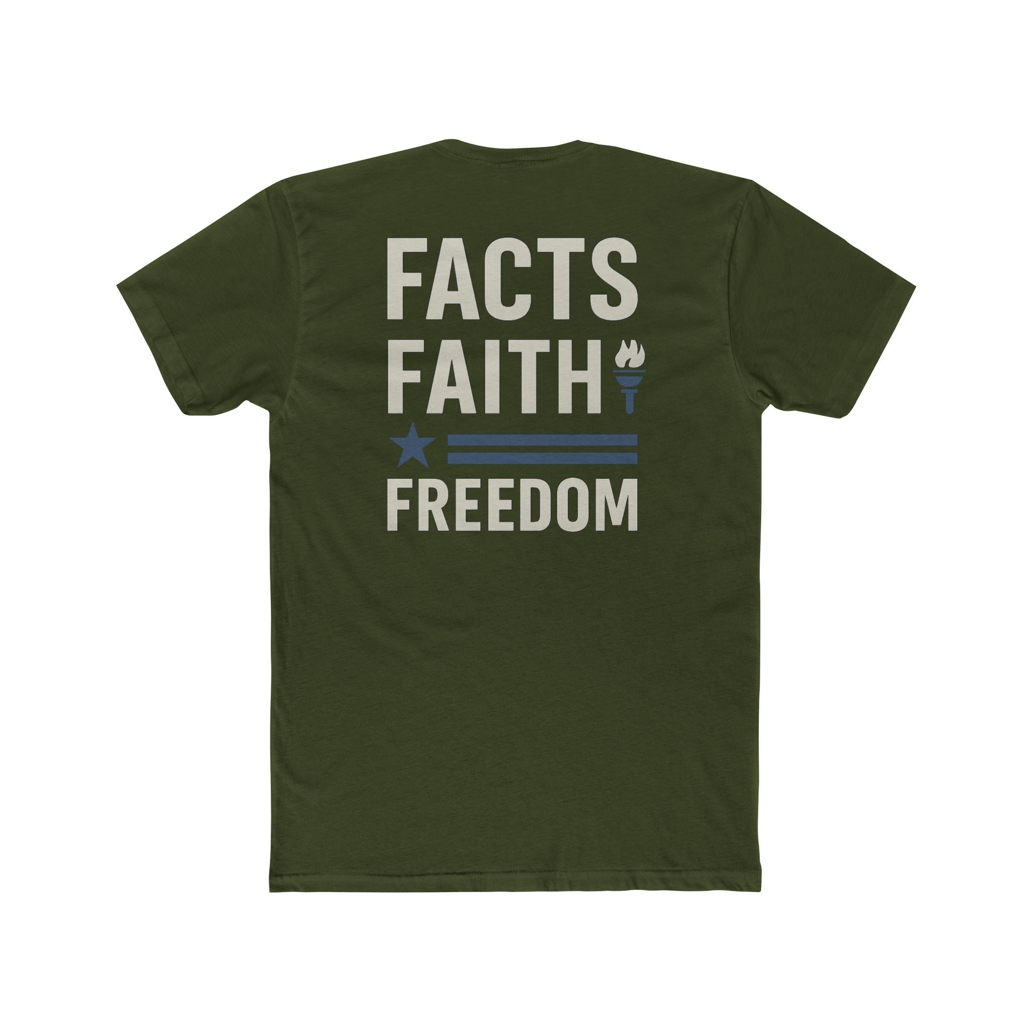 (Back Side) Facts Faith Freedom Tee